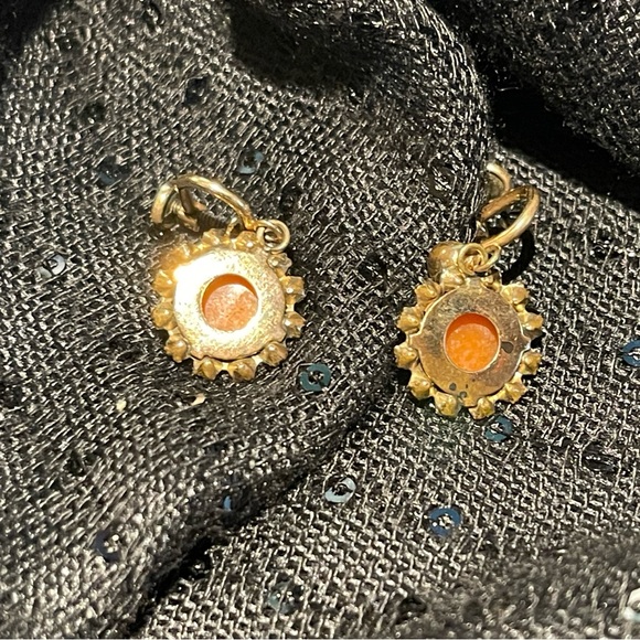 Vintage Cameo Pendant and Earring Set